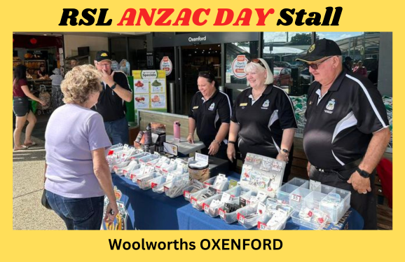 RSL ANZAC Day Stall